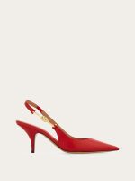 Ferragamo F buckle slingback pump